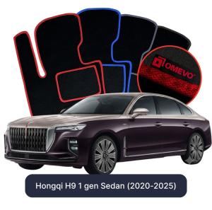 Dywaniki Welurowe OMEVO do Hongqi H9 1 gen Sedan (2020-2025)