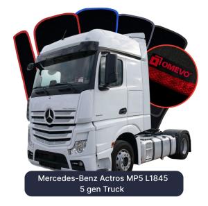 Dywaniki Welurowe OMEVO do Mercedes-Benz Actros MP5 L1845 5 gen Truck (2019-2026)