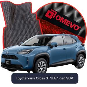 OMEVO 5D Pro EVA Dywaniki do Toyota Yaris Cross STYLE 1 gen SUV (2020-2026)