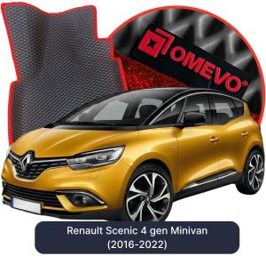 OMEVO 5D Pro EVA Dywaniki do Renault Scenic 4 gen Minivan (2016-2022)
