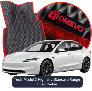 OMEVO 5D Pro EVA Dywaniki do Tesla Model 3 Highland Standard Range 1 gen Sedan (2022-2026)