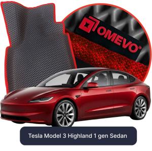 OMEVO 5D Pro EVA Dywaniki do Tesla Model 3 Highland 1 gen Sedan (2022-2026)