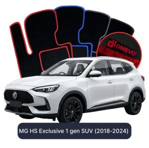 Dywaniki Welurowe OMEVO do MG HS Exclusive 1 gen SUV (2018-2024)