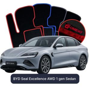 Dywaniki Welurowe OMEVO do BYD Seal Excellence AWD 1 gen Sedan (2022-2026)