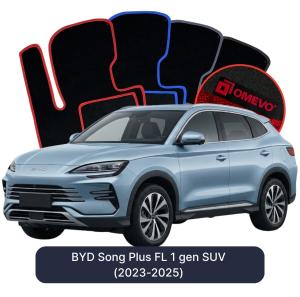 Dywaniki Welurowe OMEVO do BYD Song Plus FL 1 gen SUV (2023-2025)