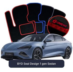 Dywaniki Welurowe OMEVO do BYD Seal Design 1 gen Sedan (2022-2026)