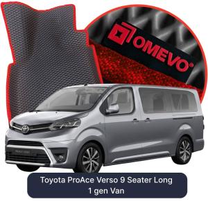 OMEVO 5D Pro EVA Dywaniki do Toyota ProAce Verso 9-osobowy Long 1 gen Van (2016-2026)