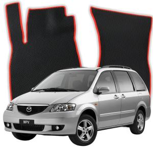 OMEVO EVA Dywaniki® do Mazda MPV 7-osobowy LW 2 gen Minivan (1999-2006)