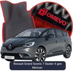 OMEVO 5D Pro EVA Dywaniki do Renault Grand Scenic 7-Osobowy 4 gen Minivan (2016-2022)