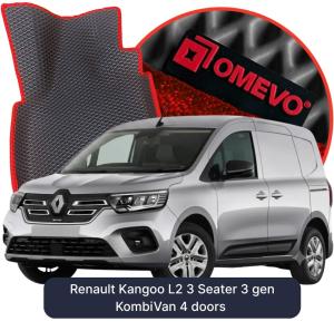 OMEVO 5D Pro EVA Dywaniki do Renault Kangoo L2 3-Osobowy 3 gen KombiVan 4 drzwi (2021-2026)