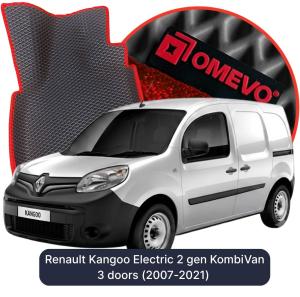 OMEVO 5D Pro EVA Dywaniki do Renault Kangoo Elektryczny 2 gen KombiVan 3 drzwi (2007-2021)