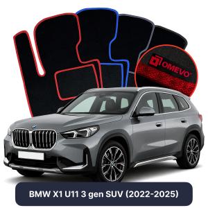Dywaniki Welurowe OMEVO do BMW X1 U11 3 gen SUV (2022-2025)