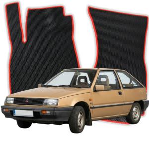 OMEVO EVA Dywaniki® do Mitsubishi Colt GLX C10 2 gen Hatchback 3 drzwi (1984-1988)