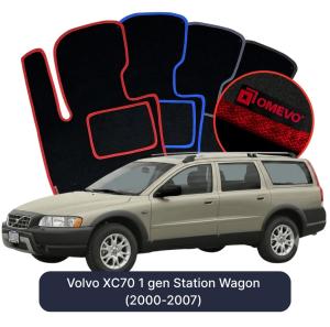 Dywaniki Welurowe OMEVO do Volvo XC70 1 gen Kombi (2000-2007)