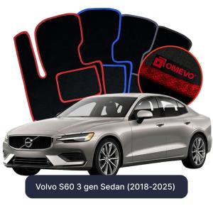 Dywaniki Welurowe OMEVO do Volvo S60 3 gen Sedan (2018-2025)
