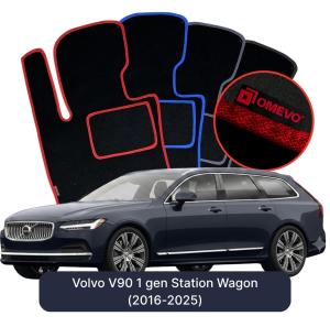 Dywaniki Welurowe OMEVO do Volvo V90 1 gen Kombi (2016-2025)