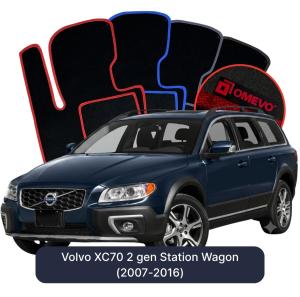 Dywaniki Welurowe OMEVO do Volvo XC70 2 gen Kombi (2007-2016)