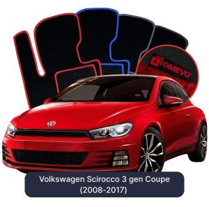 Dywaniki Welurowe OMEVO do Volkswagen Scirocco 3 gen Coupe (2008-2017)
