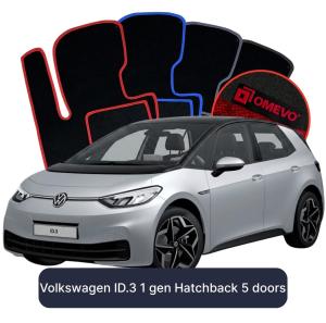 Dywaniki Welurowe OMEVO do Volkswagen ID.3 1 gen Hatchback 5 drzwi (2019-2026)