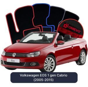 Dywaniki Welurowe OMEVO do Volkswagen EOS 1 gen Cabrio (2005-2015)