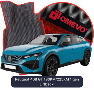 OMEVO 5D Pro EVA Dywaniki do Peugeot 408 GT 180KM/225KM 1 gen Liftback (2022-2026)