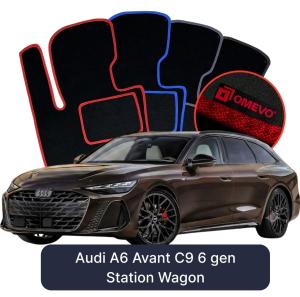Dywaniki Welurowe OMEVO do Audi A6 Avant C9 6 gen Kombi (2024-2026)