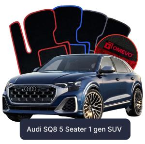 Dywaniki Welurowe OMEVO do Audi SQ8 5-osobowy  1 gen SUV (2018-2026)