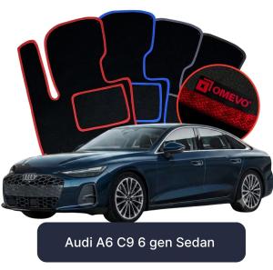Dywaniki Welurowe OMEVO do Audi A6 C9 6 gen Sedan (2024-2026)