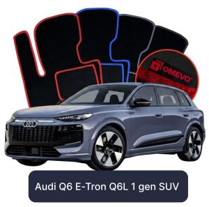 Dywaniki Welurowe OMEVO do Audi Q6 E-Tron Q6L 1 gen SUV (2023-2026)