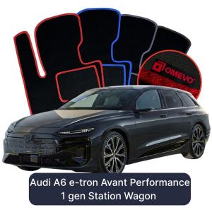 Dywaniki Welurowe OMEVO do Audi A6 e-tron Avant Performance 1 gen Kombi (2024-2026)