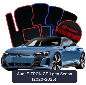 Dywaniki Welurowe OMEVO do Audi E-TRON GT 1 gen Sedan (2020-2025)