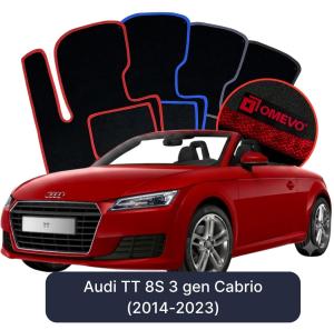 Dywaniki Welurowe OMEVO do Audi TT 8S 3 gen Cabrio (2014-2023)