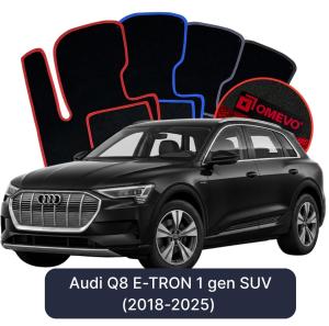 Dywaniki Welurowe OMEVO do Audi Q8 E-TRON 1 gen SUV (2018-2025)