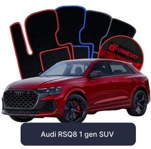 Dywaniki Welurowe OMEVO do Audi RSQ8 1 gen SUV (2018-2026)