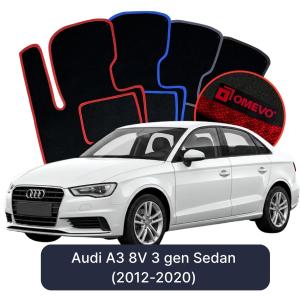 Dywaniki welurowe do Audi A3 8V 3 gen Sedan (2012-2020)