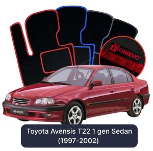 Dywaniki Welurowe OMEVO do Toyota Avensis T22 1 gen Sedan (1997-2002)