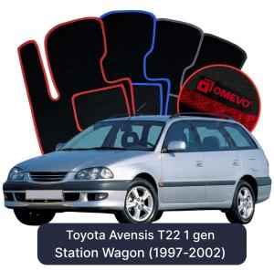 Dywaniki Welurowe OMEVO do Toyota Avensis T22 1 gen Kombi (1997-2002)
