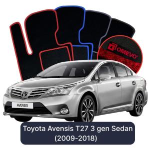 Dywaniki Welurowe OMEVO do Toyota Avensis T27 3 gen Sedan (2009-2018)