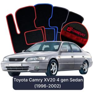 Dywaniki Welurowe OMEVO do Toyota Camry XV20 4 gen Sedan (1996-2002)