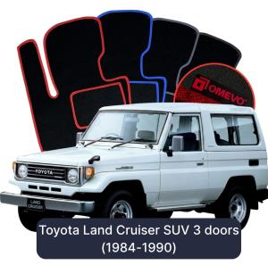 Dywaniki Welurowe OMEVO do Toyota Land Cruiser SUV 3 drzwi (1984-1990)
