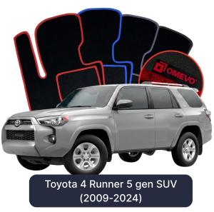 Dywaniki Welurowe OMEVO do Toyota 4 Runner 5 gen SUV (2009-2024)