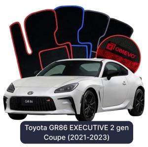 Dywaniki Welurowe OMEVO do Toyota GR86 EXECUTIVE 2 gen Coupe (2021-2023)