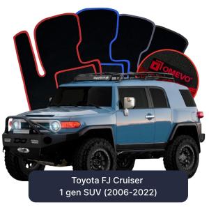 Dywaniki Welurowe OMEVO do Toyota FJ Cruiser 1 gen SUV (2006-2022)