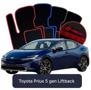 Dywaniki Welurowe OMEVO do Toyota Prius  5 gen Liftback (2023-2026)