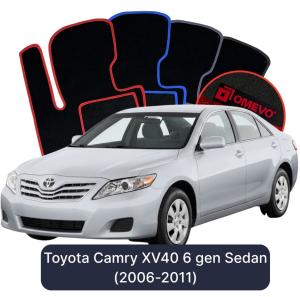 Dywaniki Welurowe OMEVO do Toyota Camry XV40 6 gen Sedan (2006-2011)