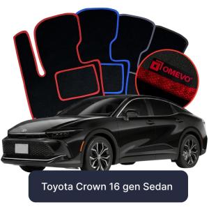 Dywaniki Welurowe OMEVO do Toyota Crown 16 gen Sedan (2023-2026)