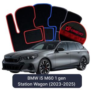 Dywaniki Welurowe OMEVO do BMW i5 M60 1 gen Kombi (2023-2025)