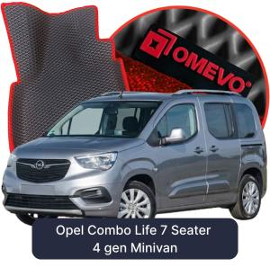 OMEVO 5D Pro EVA Dywaniki do Opel Combo Life 7- osobowa 4 gen Minivan (2018-2026)