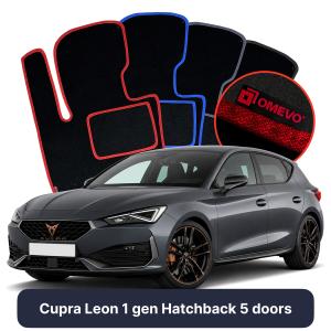 Dywaniki Welurowe OMEVO do Cupra Leon 1 gen Hatchback 5 drzwi (2020-2026)