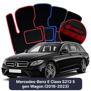 Dywaniki Welurowe OMEVO do Mercedes-Benz E klasa S213 5 gen Kombi (2016-2023)